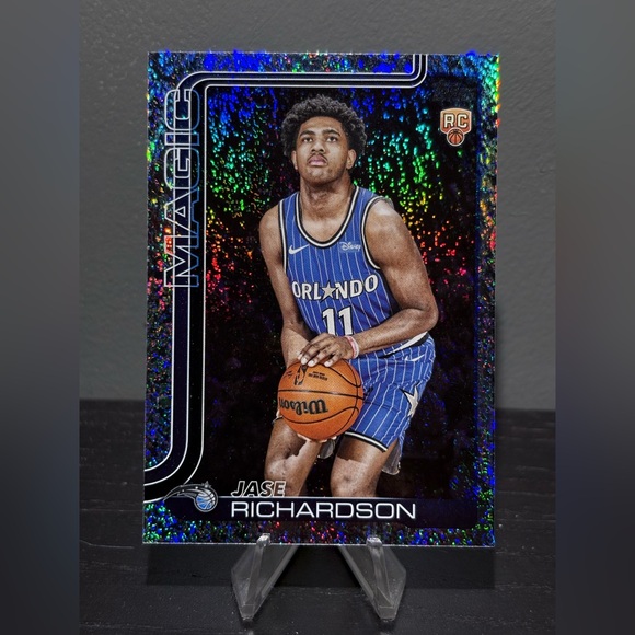 #225 Jase Richardson 2025-26 Topps - Sandglitter Rookie - Picture 1 of 2